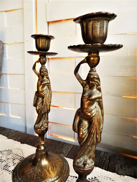 candle metal box woman|Woman Candle Holder .